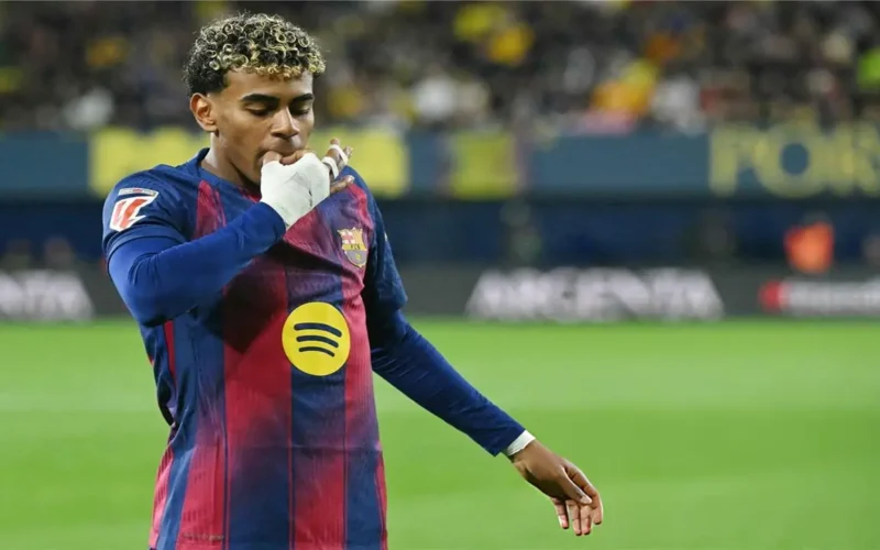 فياريرال ينهزم.. سبب إشارة يامال احتفالاً بهدفه مع برشلونة